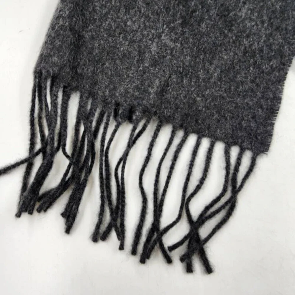 The Men's Store at Bloomingdale's Solid Cashmere Scarf One Size Charcoal